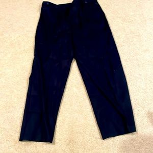 NWT Navy Talbots Petite Linen pants size 16P